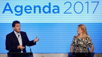 Sergio Massa y Margarita Stolbizer