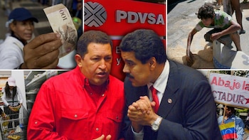 La economía de Huco Chávez y Nicolás Maduro