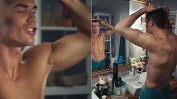 Cristiano Ronaldo cantó semidesnudo para sus seguidores