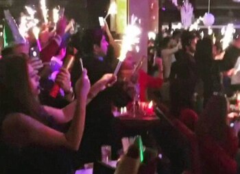 Así festejaban la llegada del