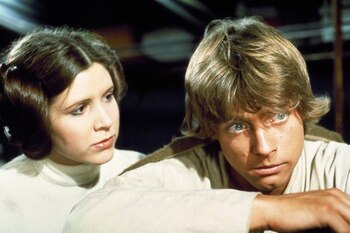 Carrie Fisher y Mark Hamill