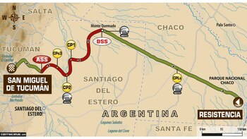 El mapa del segundo día