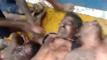 Imagen del motín en Manaos