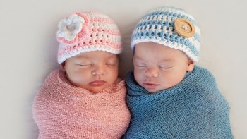 Los mellizas Yuliana y Zyane