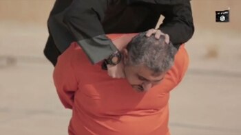 El hombre fue decapitado con