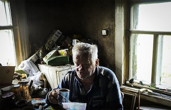 Alexey Chernov y su esposa