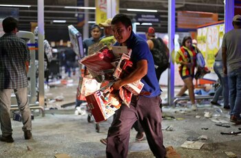 Imágenes de los saqueos de