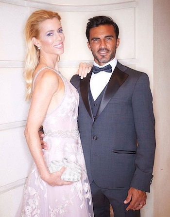 Nicole Neuman junto a Fabián