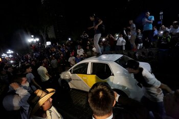 Mientras ocurrían los enfrentamientos en