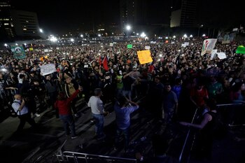 La manifestación contra el Gasolinazo
