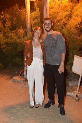 Diego Leuco y su novia