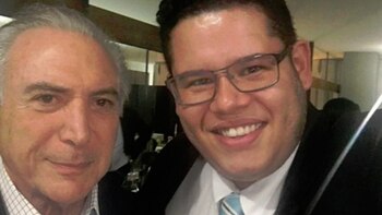 Michel Temer y Julio Bruno