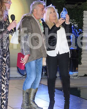 Susana Giménez junto a Carlo