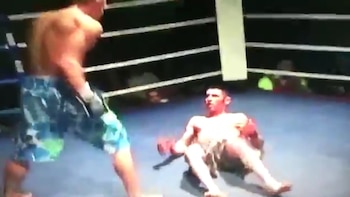 Su rival quería pelear en