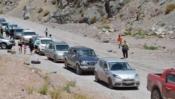 Paso fronterizo Agua Negra, en