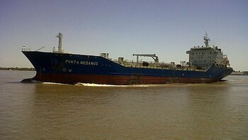 Los tripulantes del buque informaron