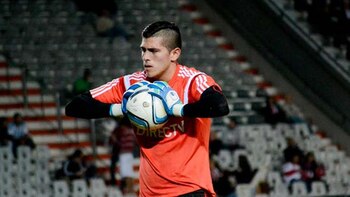 Agustín Rossi, arquero de Estudiantes