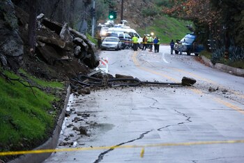 Por la intensa lluvia, hubo
