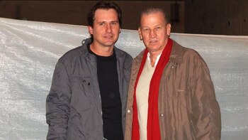 Claudio Baldezari junto a Miguel Ángel Piana (Facebook)