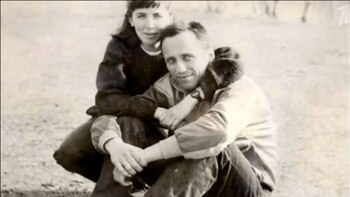 Popkov, junto con su esposa.