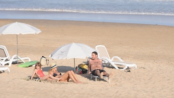 Mariana Fabbiani junto a sus