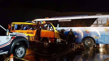 El accidente dejó al menos