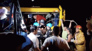 El siniestro involucró a un