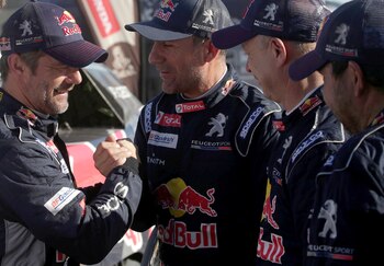 Stephane Peterhansel y Sebastien Loeb,