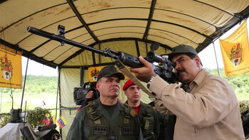 Nicolás Maduro participó del ejercicio