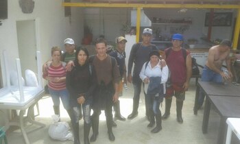 Grupo de cubanos que salieron