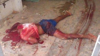 Uno de los tres presos