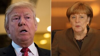 Donald Trump criticó a Angela