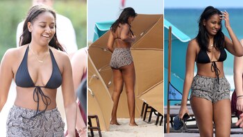 Sasha Obama en Miami este