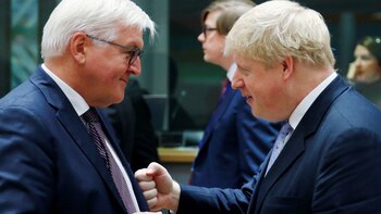 Los ministros de exteriores Frank-Walter