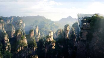 El paisaje “barroco” natural creado