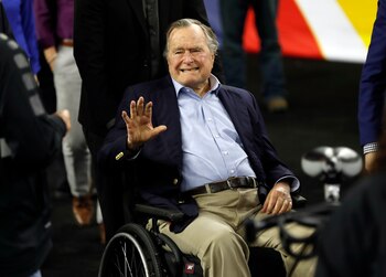 George H.W. Bush, en una