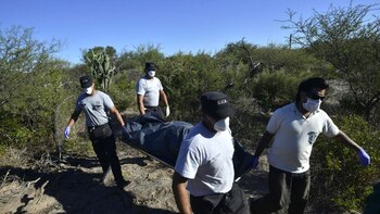 Así fue trasladado el cadáver