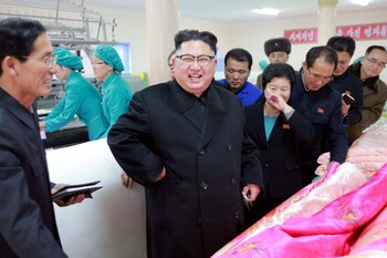 Kim Jong-un, en su visita