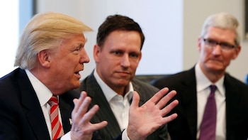 Peter Thiel fue el apoyo