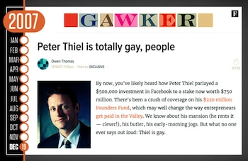 Thiel financió el juicio que