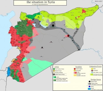 La situación en Siria actualizada