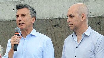 Mauricio Macri y Rodríguez Larreta