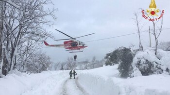 Los bomberos enviaron rescatistas a
