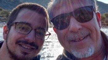 La víctima y su padre