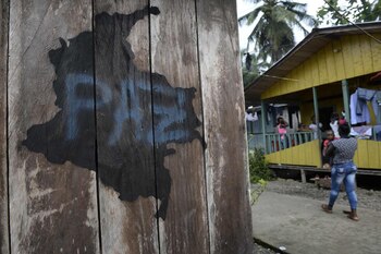 Vista general del campamento del