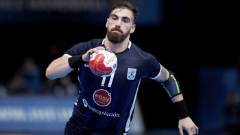 Lucas Moscariello, en su primer