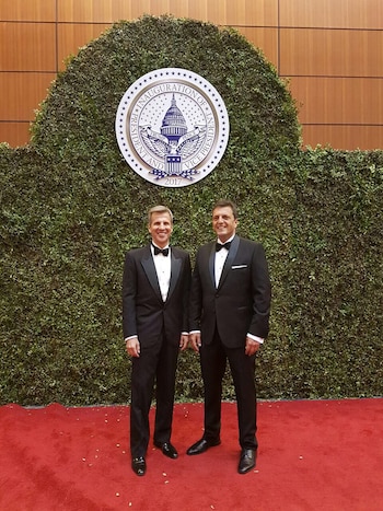 Sergio Massa (derecha) y Martín