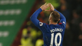 Wayne Rooney celebra el gol