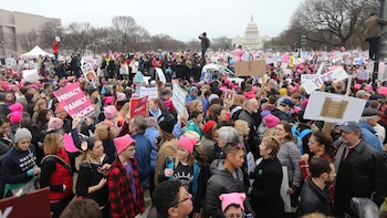 Autoridades estadounidenses calcularon que unas 500 mil personas asistieron a la movilización en Washington (Getty)
