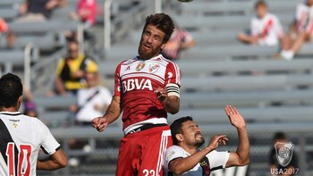 Leonardo Ponzio, en una acción